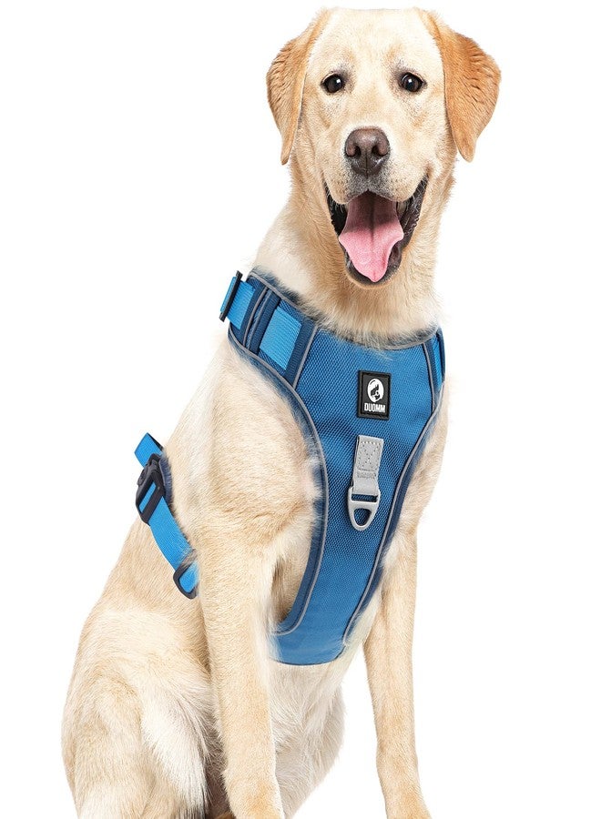FYA Dog Harness, No Pull Pet Harness, No Choke Front Lead Dog Harness, Adjustable Reflective Soft Padded Dog Vest with Easy Control Handle for Medium Large Dogs - Image 1